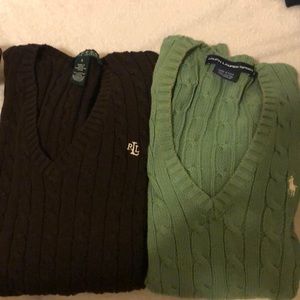 Ralph Lauren cable knit sweater size S